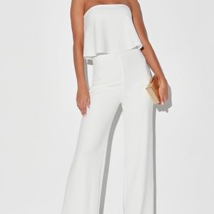 Lulus White Jumpsuit